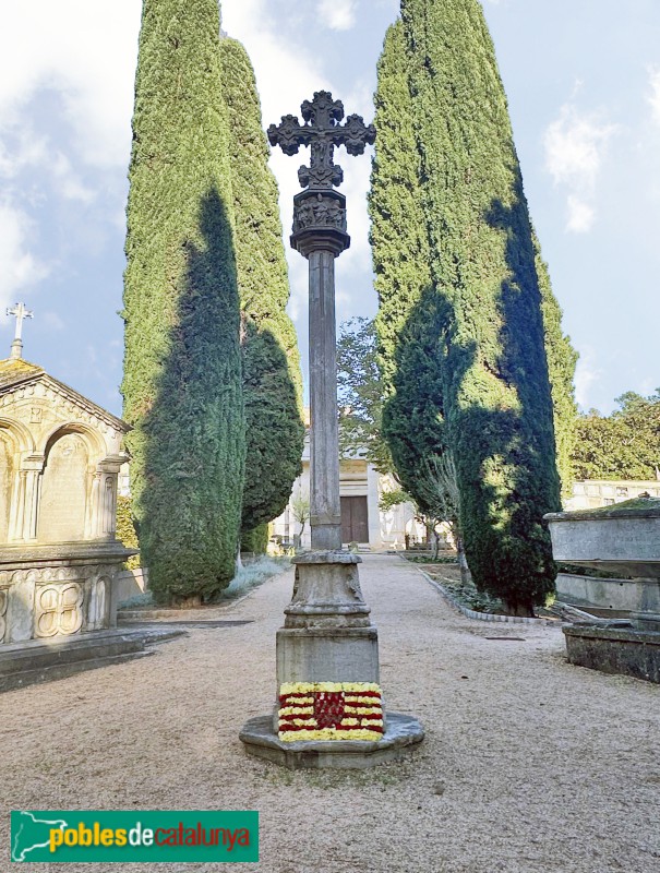 Girona - Cementiri. Creu Bonica