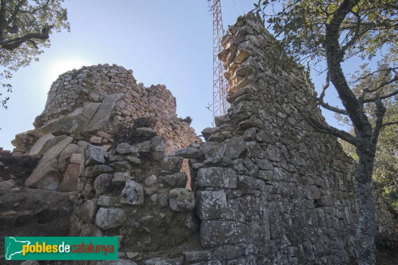 Llagostera - Castell de Montagut (Foto: <i>Agents rurals -invarquit.cultura.gencat.cat-</i>, 2022) Llagostera - Castell de Montagut