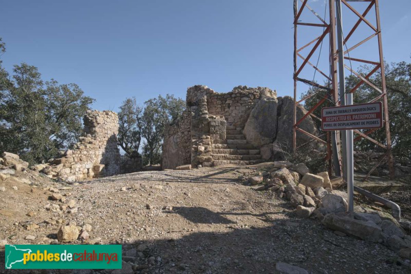 Llagostera - Castell de Montagut (Foto: <i>Agents rurals -invarquit.cultura.gencat.cat-</i>, 2022) Llagostera - Castell de Montagut