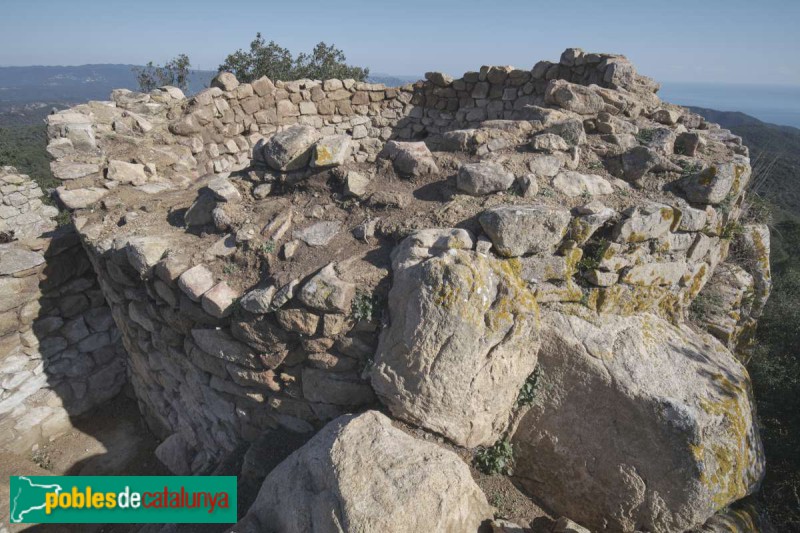 Llagostera - Castell de Montagut (Foto: <i>Agents rurals -invarquit.cultura.gencat.cat-</i>, 2022) Llagostera - Castell de Montagut