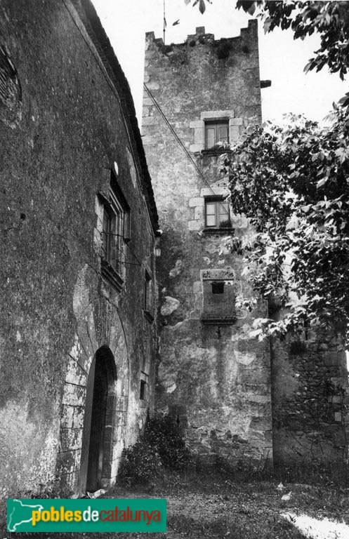 Llagostera - Torre Albertí (Foto: <i>Anònima -Arxiu Fotogràfic Centre Excursionista de Catalunya-</i>, 1890-1918) Llagostera - Torre Albertí