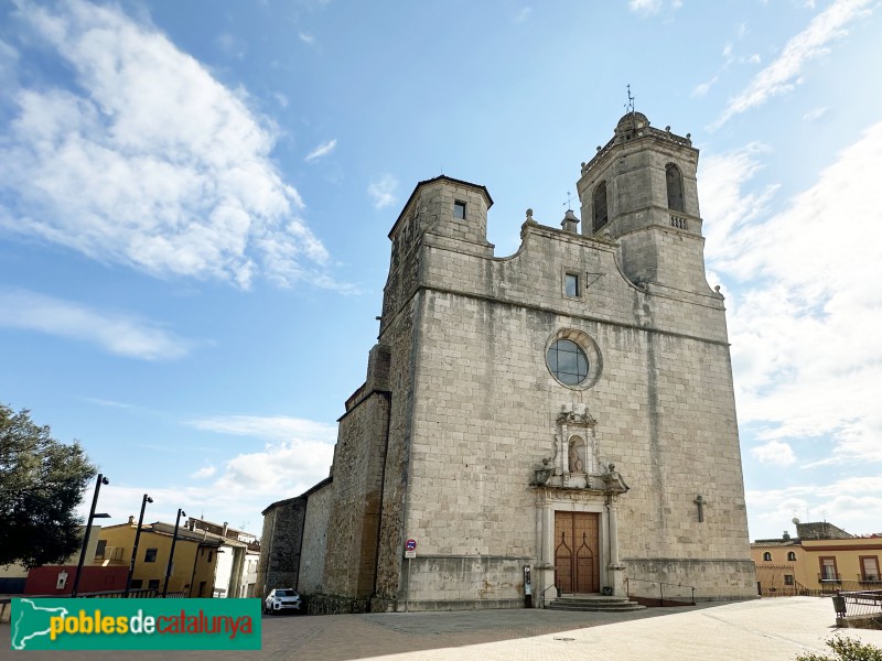 Llagostera - Església de Sant Feliu (Foto: Albert Esteves, 2025) Llagostera - Església de Sant Feliu