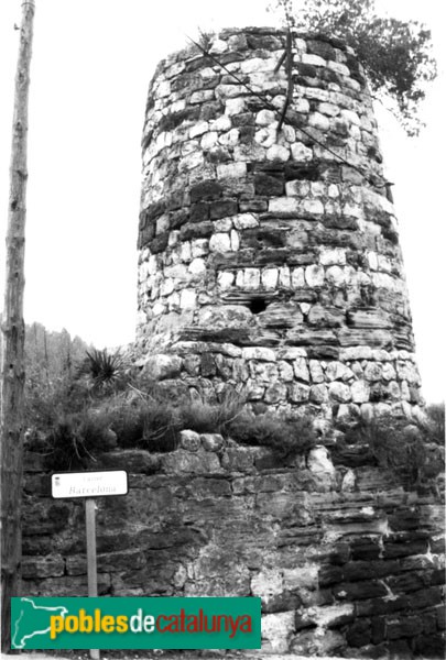 Vallirana - Molinot de la Llibra (Foto: <i>Antoni Pladevall -calaix.gencat.cat-</i>, 1988) Vallirana - Molinot de la Llibra