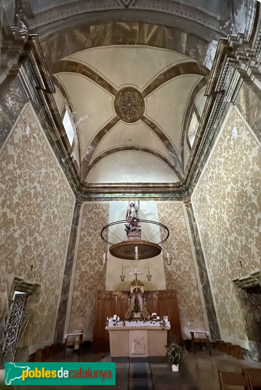 Alforja - Església de Sant Miquel. Capella lateral (Foto: Albert Esteves, 2025) Alforja - Església de Sant Miquel. Capella lateral