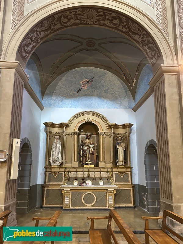 Alforja - Església de Sant Miquel. Capella lateral (Foto: Albert Esteves, 2025) Alforja - Església de Sant Miquel. Capella lateral
