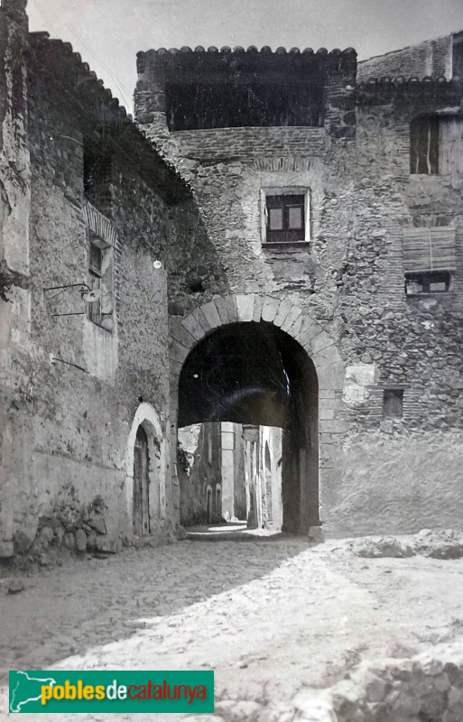Alforja - Portal de l'Hospital. Postal antiga Alforja - Portal de l'Hospital. Postal antiga