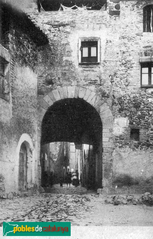 Alforja - Portal de l'Hospital. Postal antiga Alforja - Portal de l'Hospital. Postal antiga