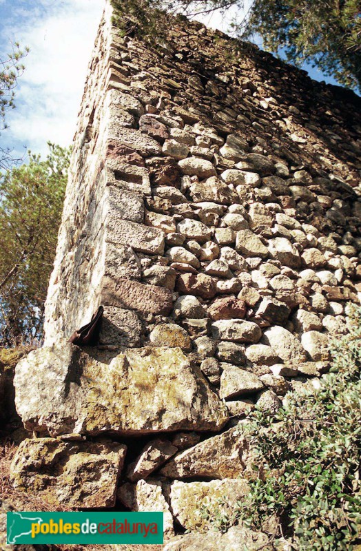 Riudecols - Torre dels Moros (Foto: <i>Ramon Aloguin -calaix.gencat.cat-</i>, 1996) Riudecols - Torre dels Moros