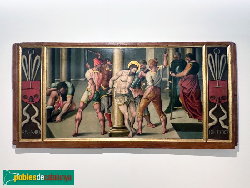 Museu del Renaixement - Flagel·lació de Crist, 1585 (Foto: Albert Esteves, 2025) Museu del Renaixement - Flagel·lació de Crist, 1585