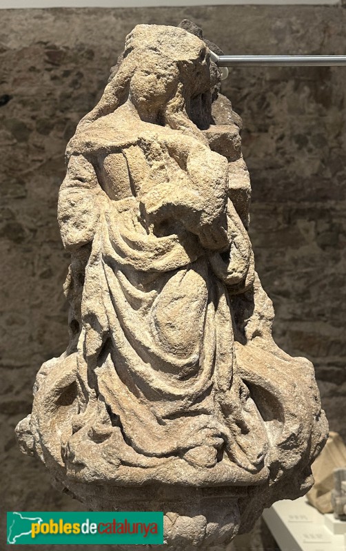 Museu del Renaixement - Imatge de la creu de terme de Molins de Rei, s. XV (Foto: Albert Esteves, 2025) Museu del Renaixement - Imatge de la creu de terme de Molins de Rei, s. XV
