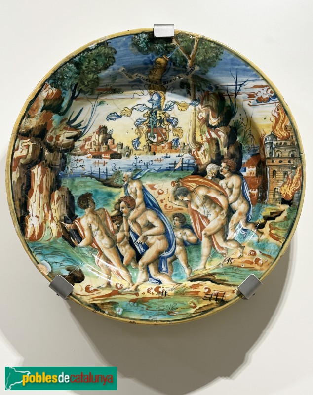 Museu del Renaixement - Plat d'Andrea Negroponte, c. 1550 (Foto: Albert Esteves, 2025) Museu del Renaixement - Plat d'Andrea Negroponte, c. 1550