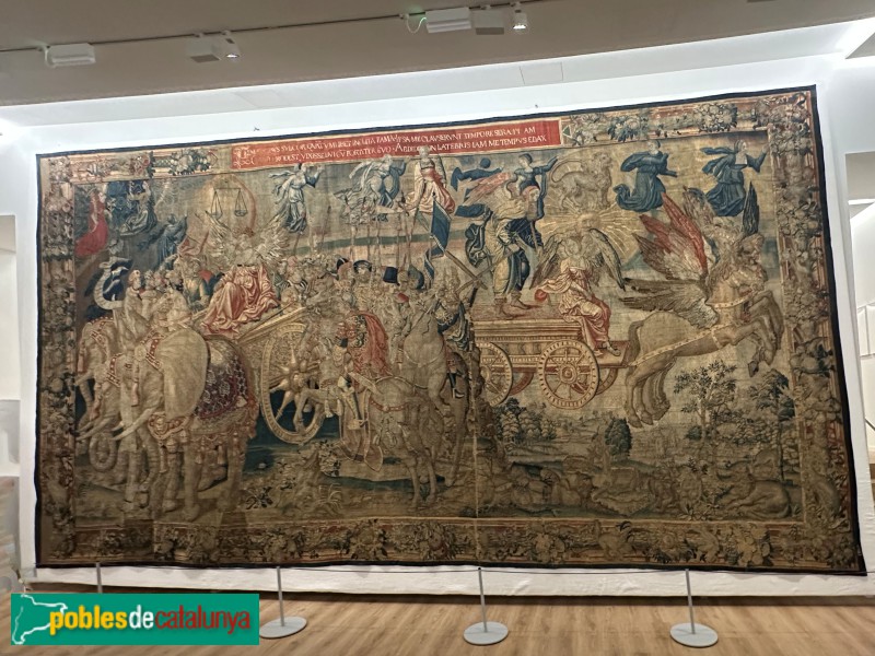 Museu del Renaixement - Tapís Triomf del Temps sobre la Fama, 1540-50 (Foto: Albert Esteves, 2025) Museu del Renaixement - Tapís Triomf del Temps sobre la Fama, 1540-50