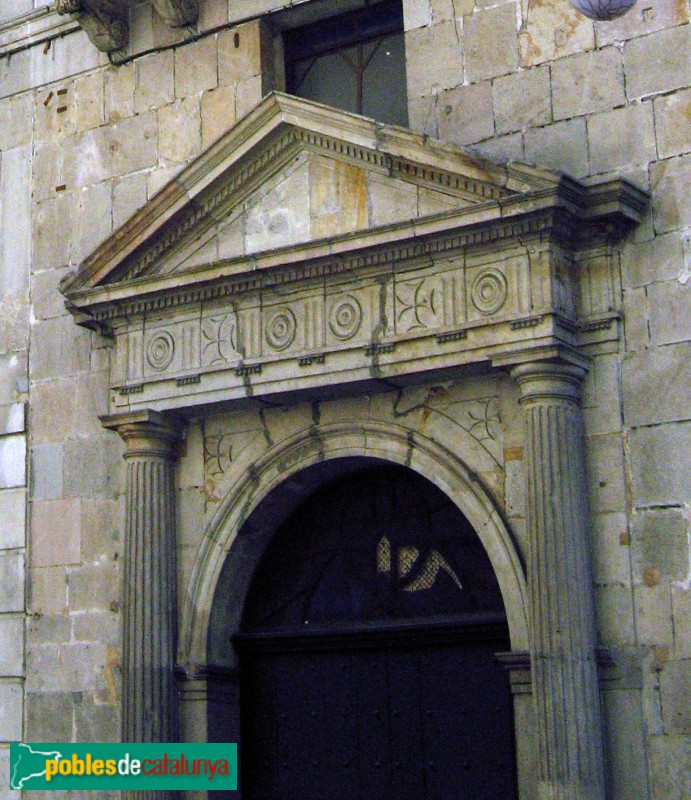 Barcelona - Església de Sant Jaume. Porta de la capella del Remei (Foto: Albert Esteves, 2007) Barcelona - Església de Sant Jaume. Porta de la capella del Remei