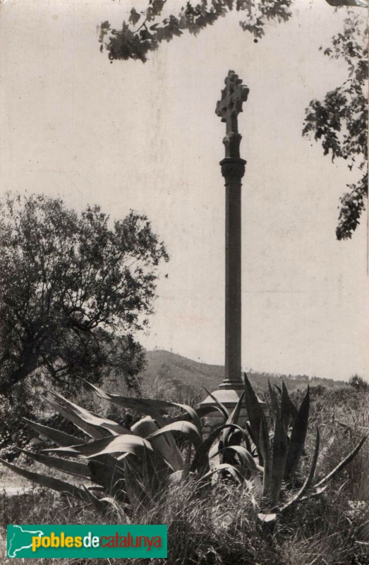 Cervelló - Creu de Ca n'Esteve. Postal antiga Cervelló - Creu de Ca n'Esteve. Postal antiga