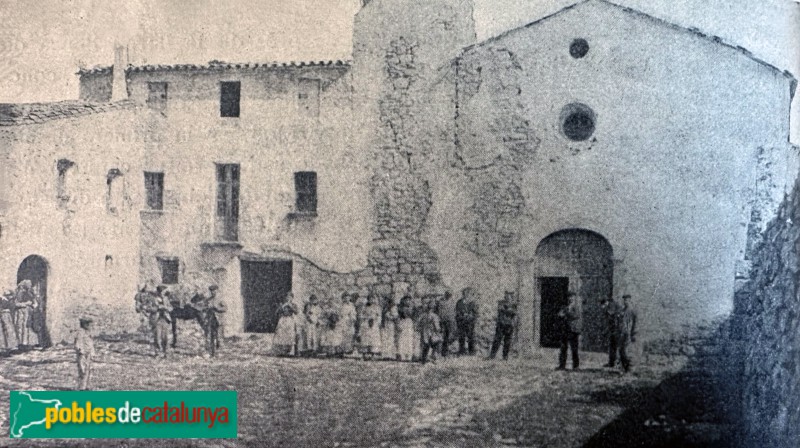 Vilaplana - Poble de la Mussara (desaparegut) (Foto: <i>Geografia General de Catalunya</i>, inicis segle XX) Vilaplana - Poble de la Mussara (desaparegut)