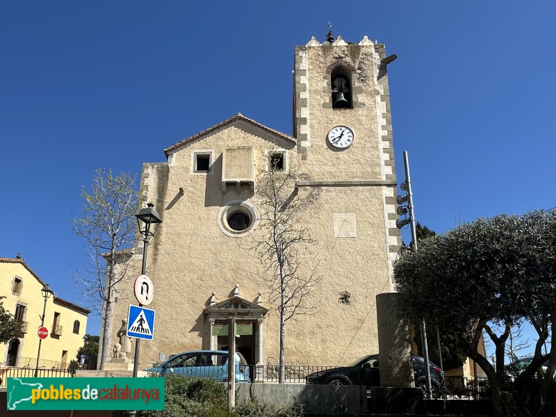 Sant Vicenç de Montalt - Església de Sant Vicenç (Foto: Albert Esteves, 2025) Sant Vicenç de Montalt - Església de Sant Vicenç