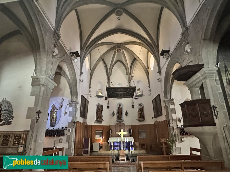Sant Vicenç de Montalt - Església de Sant Vicenç (Foto: Albert Esteves, 2025) Sant Vicenç de Montalt - Església de Sant Vicenç
