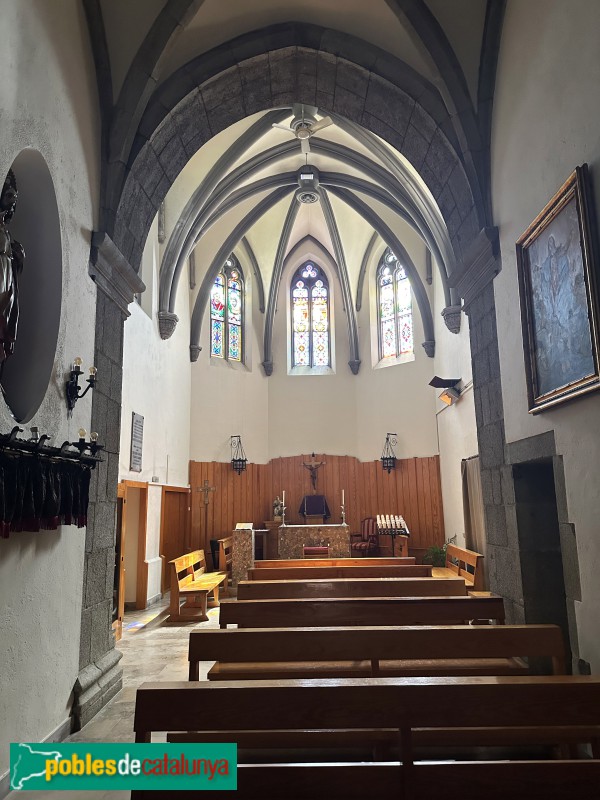 Sant Vicenç de Montalt - Església de Sant Vicenç. Capella del Sagrament (Foto: Albert Esteves, 2025) Sant Vicenç de Montalt - Església de Sant Vicenç. Capella del Sagrament