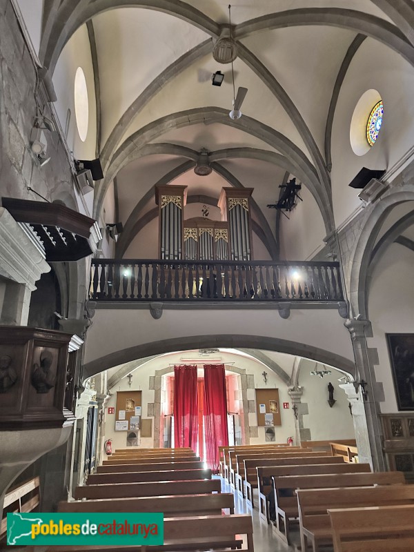 Sant Vicenç de Montalt - Església de Sant Vicenç (Foto: Albert Esteves, 2025) Sant Vicenç de Montalt - Església de Sant Vicenç