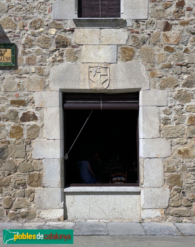 Sant Andreu Salou - Llinda de la casa Antoni Cristià