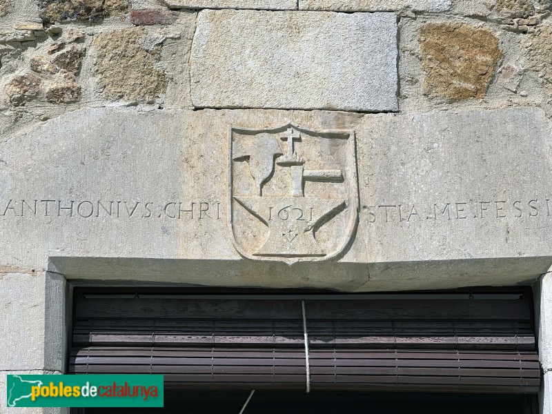 Sant Andreu Salou - Llinda de la casa Antoni Cristià