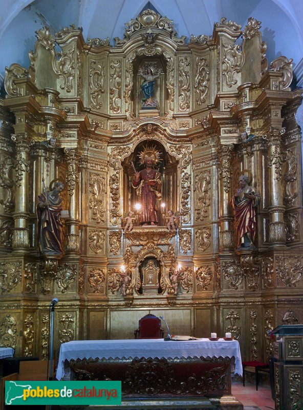 Sant Andreu Salou - Església de Sant Andreu. Retaule