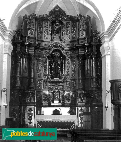 Sant Andreu Salou - Església de Sant Andreu. Retaule