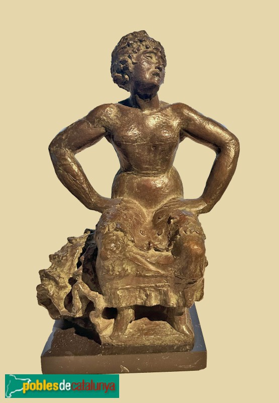 Museu-arxiu de Llavaneres - Manolo Hugué - Cantaora. Bronze (1938)