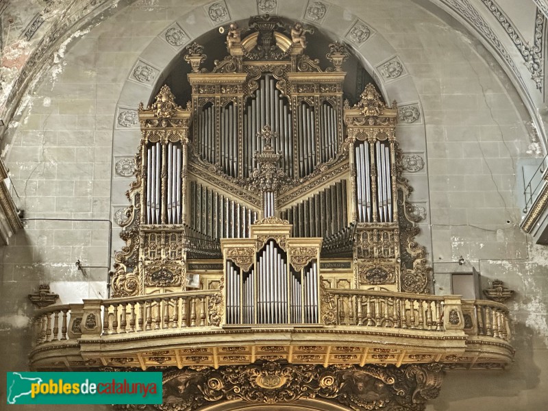 Mataró - Basílica de Santa Maria. Orgue (Foto: Albert Esteves, 2025) Mataró - Basílica de Santa Maria. Orgue