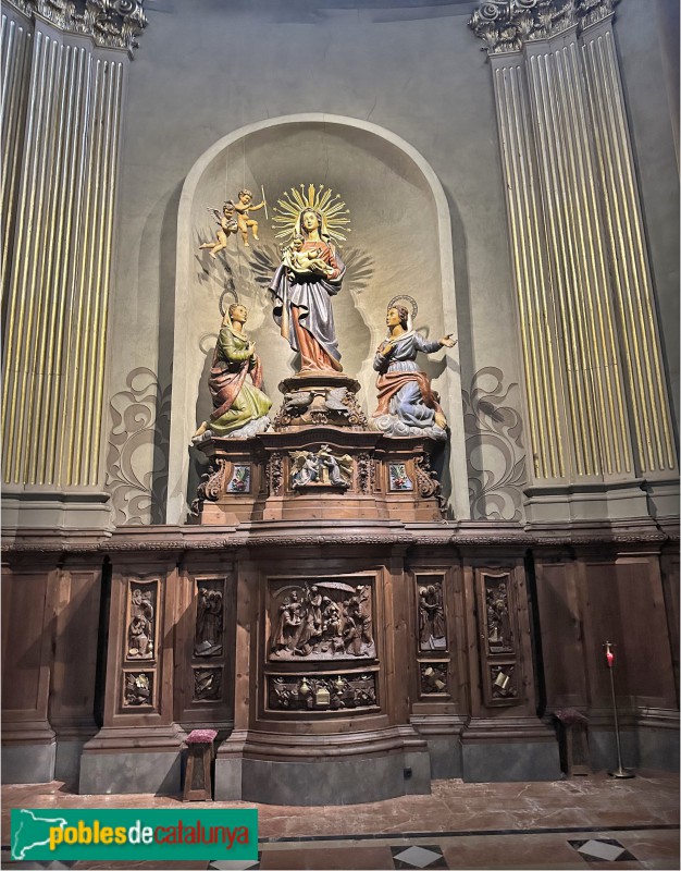 Mataró - Basílica de Santa Maria. Presbiteri (Foto: Albert Esteves, 2025) Mataró - Basílica de Santa Maria. Presbiteri
