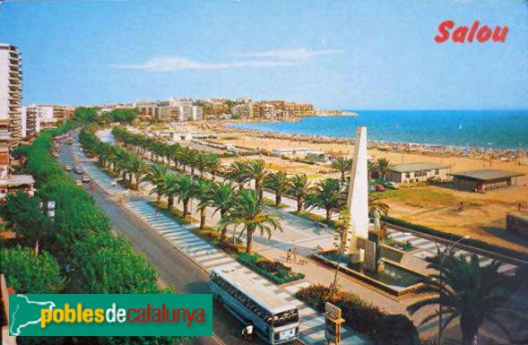 Salou - Monument a Jaume I. Postal antiga Salou - Monument a Jaume I. Postal antiga