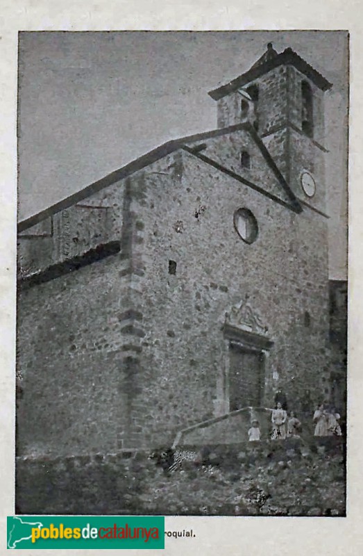 L'Argentera - Església de Sant Bartomeu. Postal antiga L'Argentera - Església de Sant Bartomeu. Postal antiga