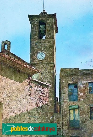 L'Argentera - Església de Sant Bartomeu. Postal antiga L'Argentera - Església de Sant Bartomeu. Postal antiga