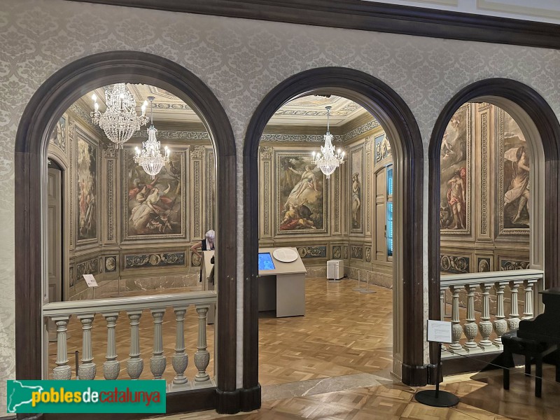 El Vendrell - Pintures barroques de Vil·la Casals (Foto: Albert Esteves, 2025) El Vendrell - Pintures barroques de Vil·la Casals