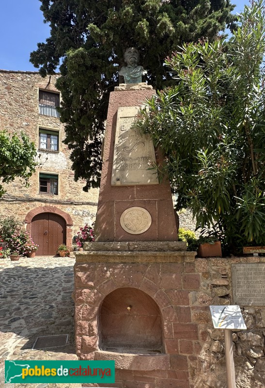 L'Argentera- - Monument a Eduard Toda