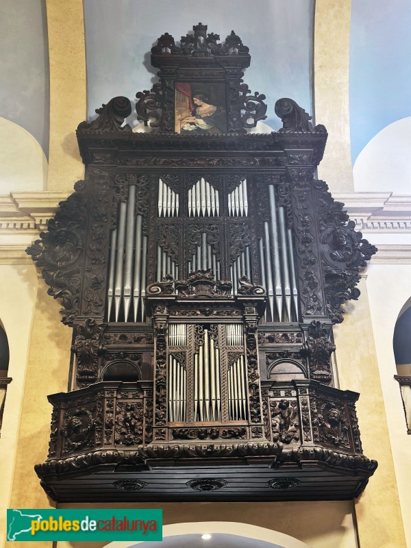 Torredembarra - Església de Sant Pere. Orgue barroc de 1705