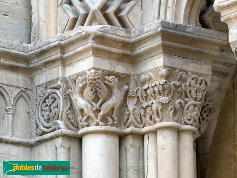 Lleida - Seu Vella. Capitells del claustre