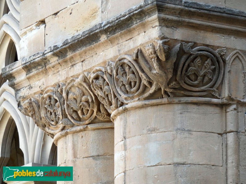 Lleida - Seu Vella. Capitells del claustre