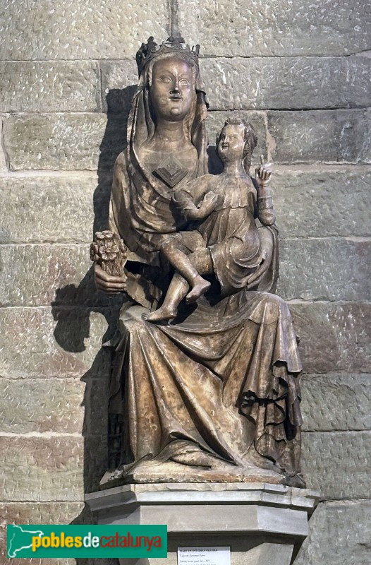 Lleida - Església de Sant Llorenç. Marededeu dels Fillols, segle XIV