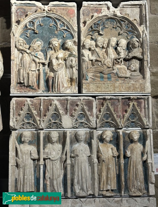 Lleida - Església de Sant Llorenç. Retaule de Santa Úrsula