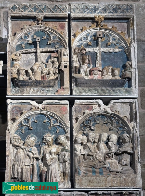 Lleida - Església de Sant Llorenç. Retaule de Santa Úrsula
