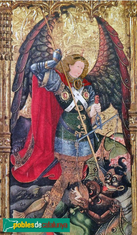 Lleida - Retaule de la Verge dels Paers. Sant Miquel