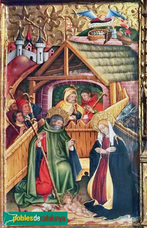 Lleida - Retaule de la Verge dels Paers. Nativitat
