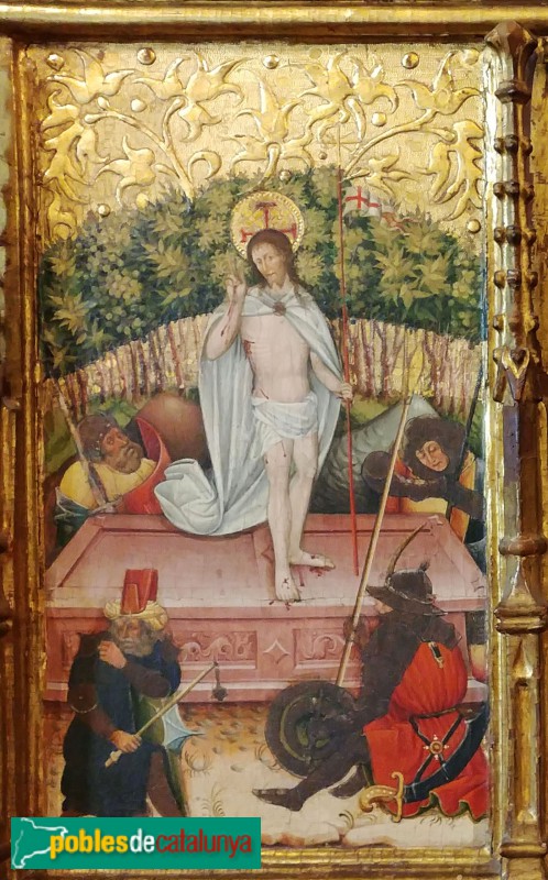 Lleida - Retaule de la Verge dels Paers. Ascensió