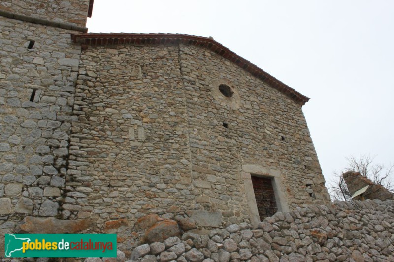 Lles - Església de Sant Sebastià de Viliella (Foto: Fortià Arquitectes -invarquit.cultura.gencat.cat-, 2022) Lles - Església de Sant Sebastià de Viliella