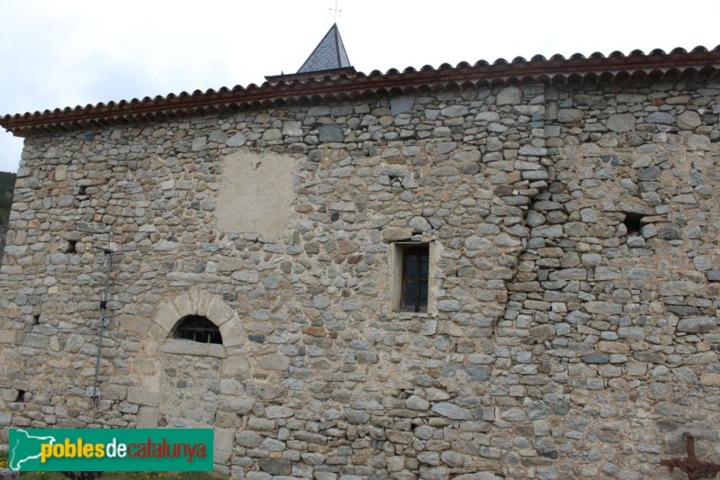 Lles - Església de Sant Sebastià de Viliella (Foto: Fortià Arquitectes -invarquit.cultura.gencat.cat-, 2022) Lles - Església de Sant Sebastià de Viliella