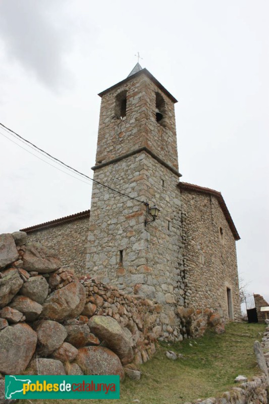Lles - Església de Sant Sebastià de Viliella (Foto: Fortià Arquitectes -invarquit.cultura.gencat.cat-, 2022) Lles - Església de Sant Sebastià de Viliella