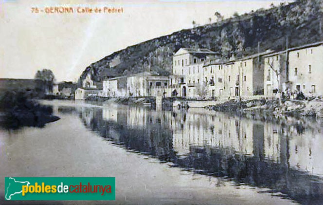 Girona - Carrer de Pedret. Postal antiga Girona - Carrer de Pedret. Postal antiga