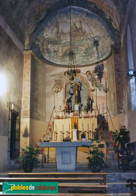 Girona - Hospital de Sant Llàtzer. Capella de Sant Jaume (Foto: <i>Jordi Contijoch -calaix.gencat.cat-</i>, 1995) Girona - Hospital de Sant Llàtzer. Capella de Sant Jaume