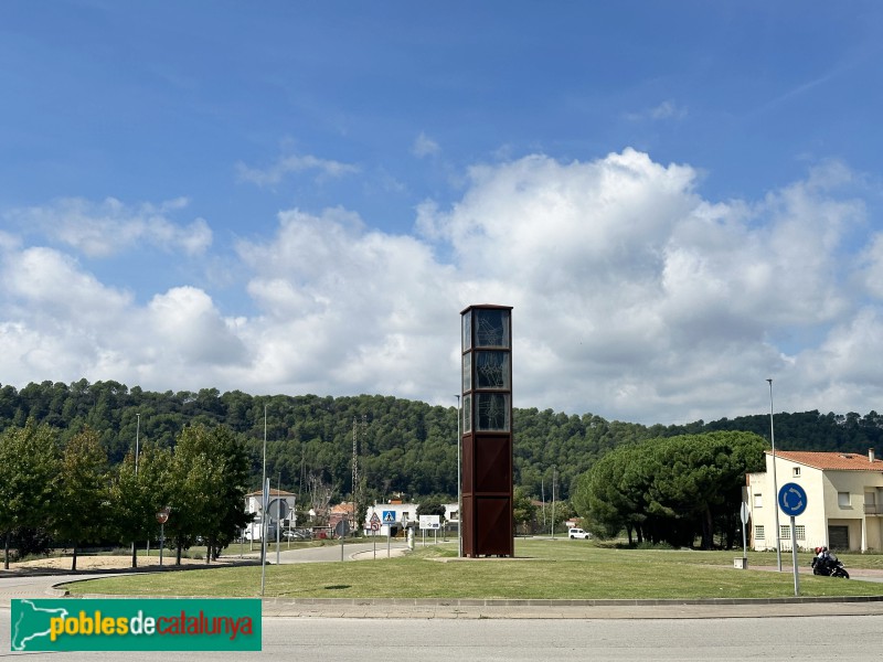 Sarrià de Ter - Escultura <i>Via Augusta</i>